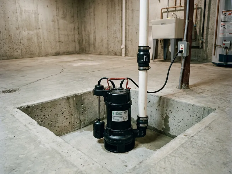 Sump Pump Installation Plumber in Springfield, WI